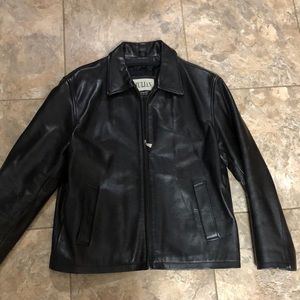 Black Wilson Leather Men jacket size M